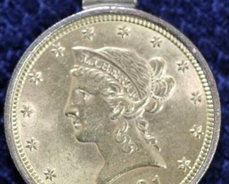 1901 Ten dollar gold coin