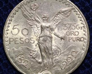 1922 Mexican 50 Pesos  gold coin