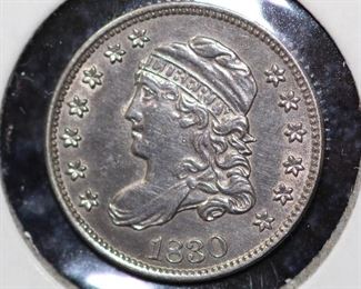 1830 Half dime