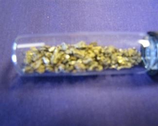 Flathead Panned Gold about 13 grams of small nuggets.