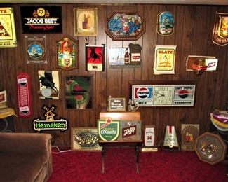 Over 65 beer signs!