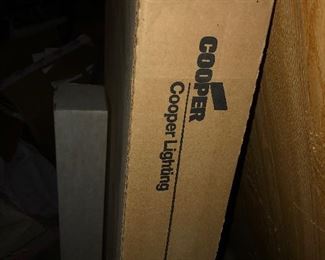 COOPER  LIGHTING 19 STILL IN BOXES