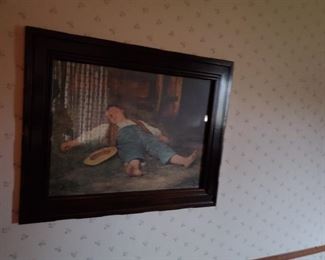 ANTIQUE FRAMED PICTURE