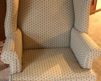 Ethan Allen wing back chair