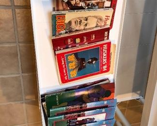 Husker game day magazines and year books