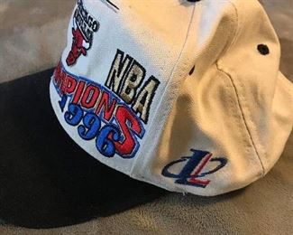 Chicago Bulls 1996 NBA championship hat. (Jordan era)