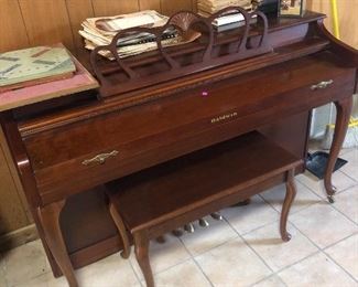 Baldwin piano and bench