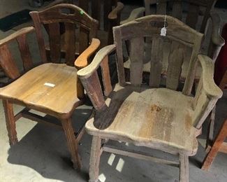 Chairs from the old Corsicana YMCA