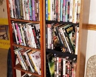 DVD shelves $10 - Saturday
DVDs $1 - Saturday