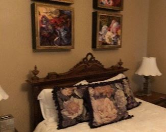 Guest bedroom bedding bed art work all for sale