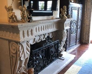 beautiful fireplace surround