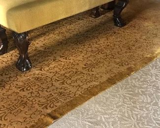 rug & bench & carpeting