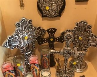 assortment of crosses