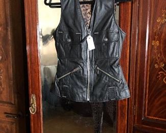 leather vest