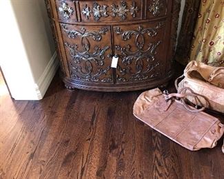 pretty oval shaped chest