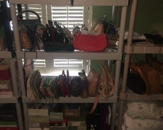 clothes -shoes -purses - hi end great brands- smaller sizes for the most part -