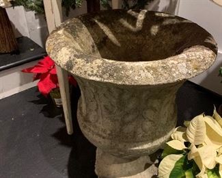 An antique urn.