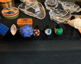 Baccarat and jewelry