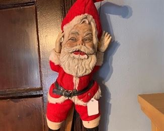 A very old Santa puppet