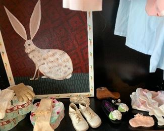 A collection of antique children’s Accessories