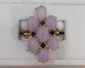 Lavender Jade Ring