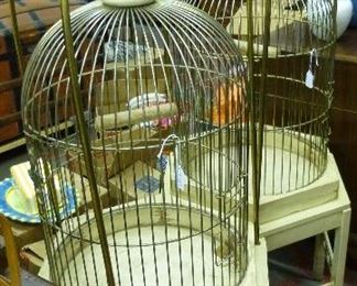 Vintage Bird Cages w/Stands 