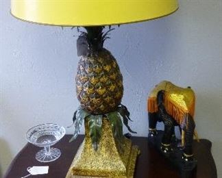 Vintage Pineapple Lamps