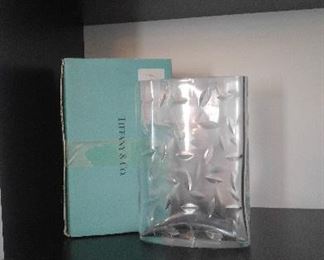 Tiffany vase & box