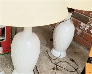 Pair of contemporary lamps