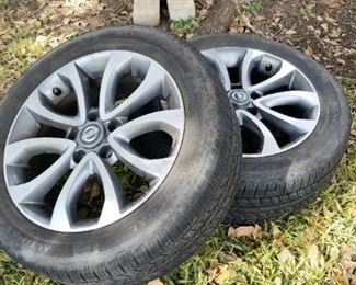 Nissan Juke  rims and tires, two available 