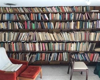 Hundreds of books and sheet music
