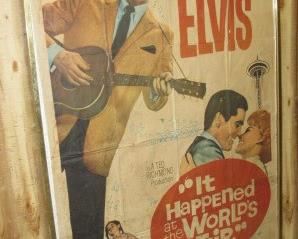 1963 Framed 77" Tall Elvis Presley "It Happened at the World's Fair" Movie Poster