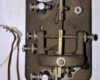 Antique TR McElroy Deluxe Telegraph Key and 2 additional Keys