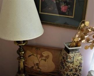 Lots of Art, Lamps and Vintage Tea Cups