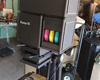 Photo Dark Room Vivitar VI Dioptic Light Source  front