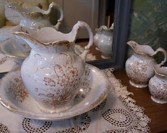 Vintage Pitcher and Bowl