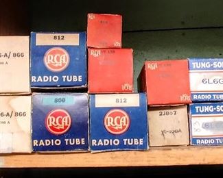 11 New Boxed Vacuum Tubes