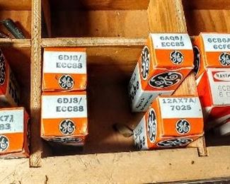 13 New Boxed Vacuum Tubes