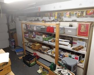 Tools and garage items