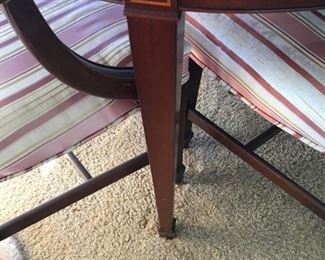 Inlay on dining table