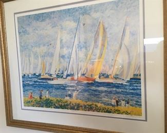 Signed print -Barber