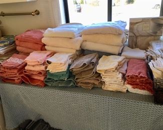 Small section of linens