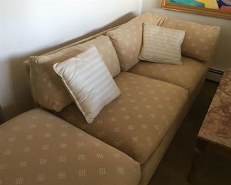 Sofa bed & ottoman
