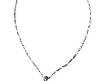 Unusual sterling pendant necklace in the shape of a thimble enclosed in an egg shaped decorated cover attached to sterling chain. Stamped .925 Overall Length: 16.5 in. Pendant Only: 1.5 in. Condition: Good