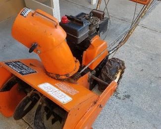 Tools and outdoor items. "Mark Master" snow blower