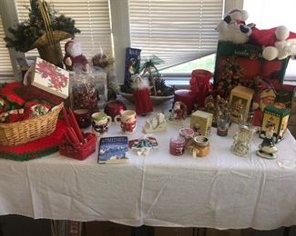 assorted Christmas items