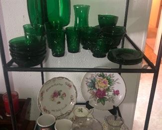 Emerald Green Depression Glassware