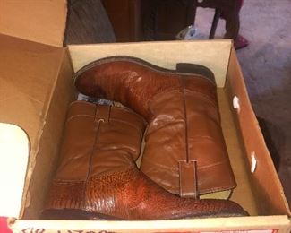 Justin Lizard Boots size 8.5