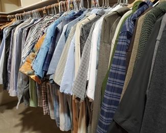 High end Men's Clothes & Suits-Large Walk In Closet in impecable condition-Christmas Idea