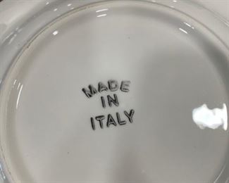 Italian Christmas Plates 